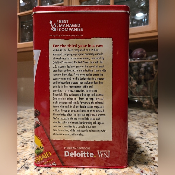 Sun-Maid Canister - Picture 4 of 6